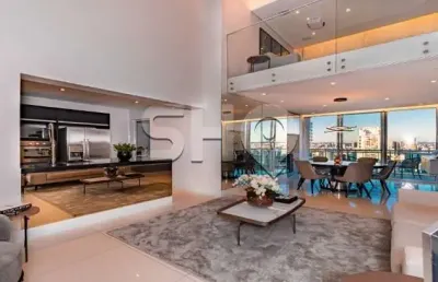 Apartamento com 2 quartos para alugar na rua flórida, 1901, cidade monções, são paulo, 164 m2 por r$ 30.000