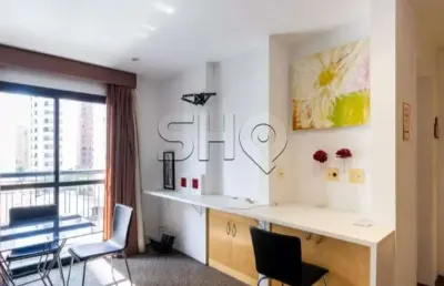 Apartamento com 1 quarto à venda na avenida lavandisca, 365, indianópolis, são paulo, 35 m2 por r$ 530.851