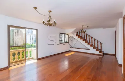 Cobertura com 4 quartos à venda na alameda dos aicás, 800, indianópolis, são paulo, 300 m2 por r$ 2.900.000