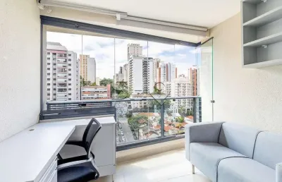 Apartamento com 1 quarto à venda na rua cristiano viana, 950, cerqueira césar, são paulo, 26 m2 por r$ 600.000