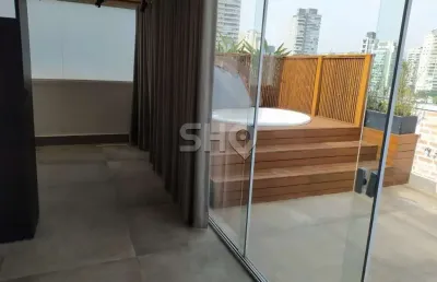 Cobertura com 2 quartos para alugar na rua girassol, 52, vila madalena, são paulo, 150 m2 por r$ 13.000