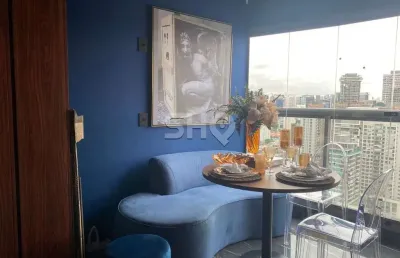 Apartamento com 1 quarto para alugar na rua joão de lacerda soares, 31, jardim das acacias, são paulo, 32 m2 por r$ 5.000