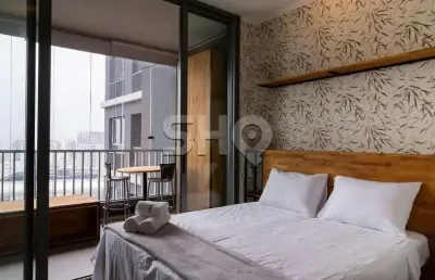 Apartamento com 1 quarto para alugar na rua turiassu, 1473, perdizes, são paulo, 25 m2 por r$ 4.800