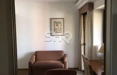 Apartamento com 1 quarto para alugar na avenida ibijaú, 364, indianópolis, são paulo, 40 m2 por r$ 4.150