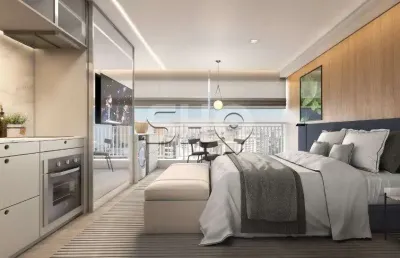 Apartamento com 1 quarto à venda na rua almirante marques leão, 708, bela vista, são paulo, 25 m2 por r$ 470.000