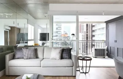 Apartamento com 1 quarto para alugar na rua jean peltier, 311, cidade monções, são paulo, 63 m2 por r$ 4.800