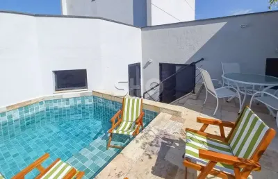 Cobertura com 3 quartos à venda na rua dom manuel de andrade, 162, vila gumercindo, são paulo, 178 m2 por r$ 1.255.000