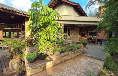 Casa em condomínio fechado com 4 quartos à venda na alameda volta ao mundo, 740, granja viana ii, cotia, 440 m2 por r$ 978.010