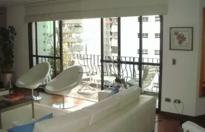 Apartamento com 4 quartos à venda na avenida chibarás, 626, moema, são paulo, 290 m2 por r$ 3.480.000