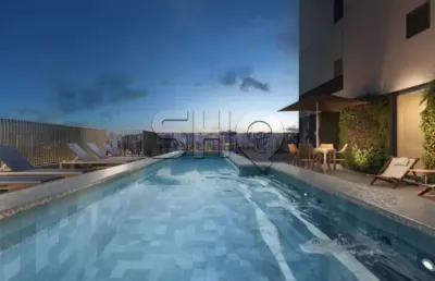 Apartamento com 1 quarto à venda na rua stela marina, 2001, brooklin paulista, são paulo, 22 m2 por r$ 322.930