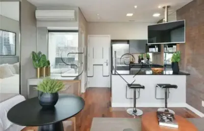 Apartamento com 1 quarto para alugar na rua elvira ferraz, 250, vila olímpia, são paulo, 42 m2 por r$ 8.000