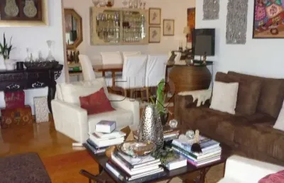 Apartamento com 4 quartos à venda na alameda dos aicás, 927, moema, são paulo, 195 m2 por r$ 3.200.000