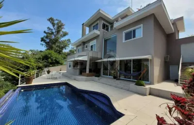 Casa em condomínio fechado com 4 quartos à venda na alameda aquárius, 132, alphaville, santana de parnaíba, 561 m2 por r$ 5.700.000