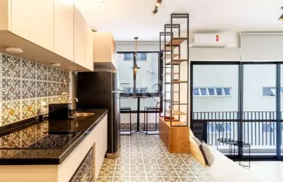 Apartamento com 1 quarto à venda na rua bartira, 190, perdizes, são paulo, 30 m2 por r$ 570.000