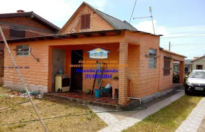 Casa para venda em cidreira, centro, 3 dormitórios, 2 banheiros, 1 vaga