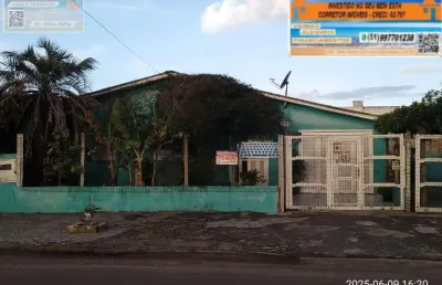 Casa para venda em cidreira, centro, 3 dormitórios, 1 banheiro, 1 vaga