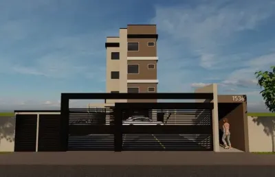 Apartamento para venda em são josé dos pinhais, parque da fonte, 2 dormitórios, 1 banheiro, 1 vaga