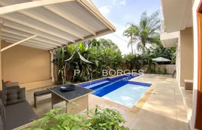 Casa em condomínio fechado com 3 quartos à venda na rua angelina vicentim beraldo, 200, condomínio metropolitan park, paulínia, 289 m2 por r$ 1.850.000