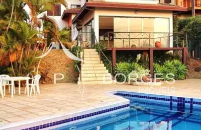 Casa em condomínio fechado com 4 quartos à venda na estrada do jequitibá, 258, pinheiro, valinhos, 344 m2 por r$ 2.500.000