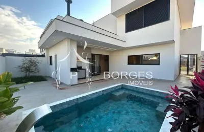 Casa em condomínio fechado com 3 quartos à venda na rua majorelle, 548, parque brasil 500, paulínia, 250 m2 por r$ 2.290.000