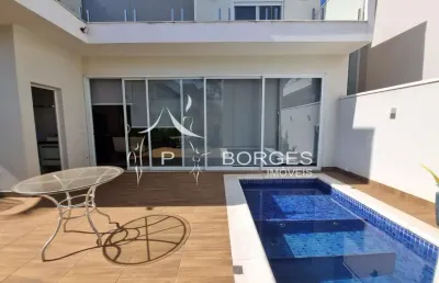 Casa em condomínio fechado com 3 quartos à venda na estrada municipal pln-360, 381, reserva real, paulínia, 309 m2 por r$ 2.130.000