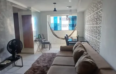 Apartamento mobiliado em candeias dois quartos sendo um suíte