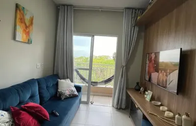 Apartamento  com móveis planejados e sacada | condomínio valle das palmeiras