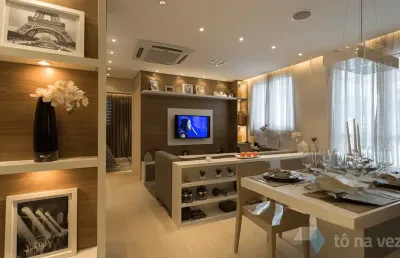 Apartamento 57m² à venda - 3 dormitórios -  vila valparaíso - santo andré - sp