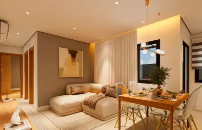 Apartamento 92m² à venda - 2 dormitórios - quintal com espaço gourmet - campestre - santo andré - sp