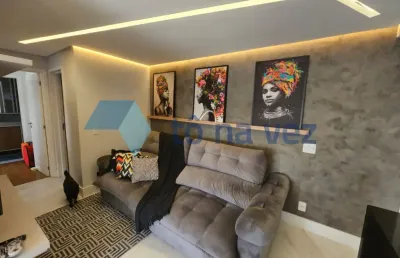 Apartamento 61m² à venda com varanda gourmet  - 2 dormitórios-  silveira - santo andré - sp