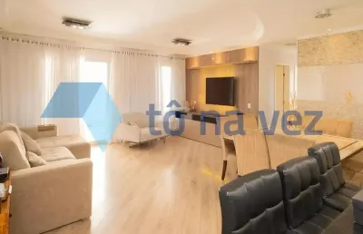 Apartamento 102m² à venda - 3 dormitórios e varanda gourmet - baeta neves - são bernardo do campo