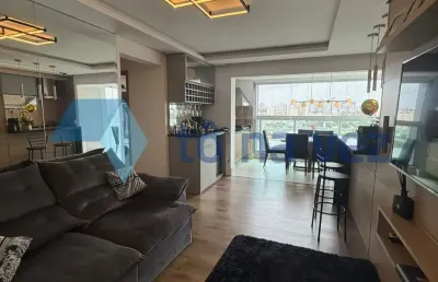 Apartamento 78m² à venda com 2 dormitórios na vila scarpelli - santo andré - sp
