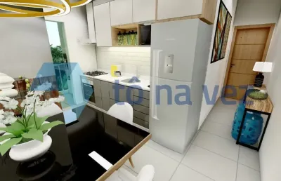 Apartamento à venda com 46m² e 2 dormitórios em santa maria - santo andré - sp