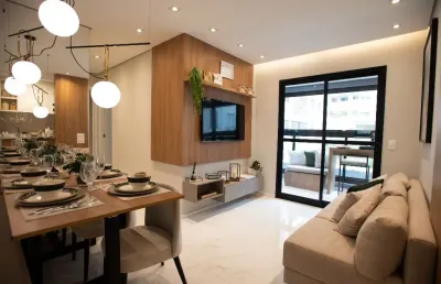 Apartamento 57m² à venda - 2 dormitórios - varanda gourmet - aclimação, são paulo
