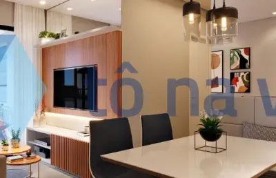 Apartamento à venda com 64m², 2 dormitórios e varanda gourmet no campestre - santo andré - sp