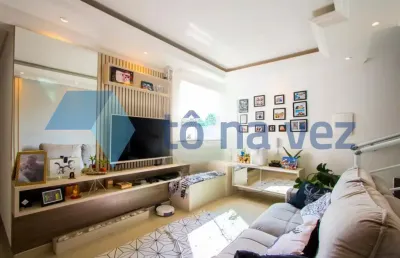 Cobertura com 138m² à venda, 3 dormitórios e espaço gourmet no jardim bela vista - santo andré - sp