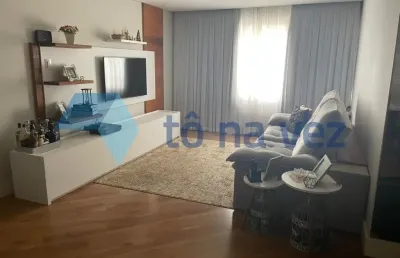 Apartamento 133m² à venda com 3 dormitórios e varanda gourmet em santa paula, são caetano do sul