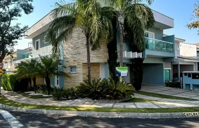 Sobrado de esquina mobiliado à venda no condomínio villa dos inglezes