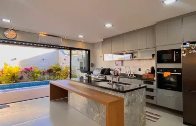 R$980.000,00 | sobrado mobiliado com 3 quartos, 1 suíte e piscina, 152m² em votorantim - condomínio vale azul em votorantim/sp