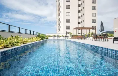 Apartamento 03 dormitórios (1suite) mobiliado - penha/sc - com vista mar
