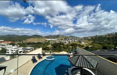 Casa em condomínio fechado com 3 quartos à venda na alameda das camélias, condomínio vale das águas, bragança paulista, 470 m2 por r$ 5.512.000