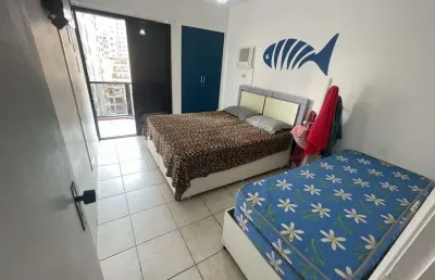 Locação temporada - praia grande - guilhermina - frente praia