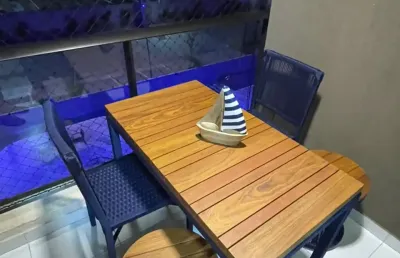 Flat novo, 100% mobiliado e nunca habitado em muro alto – porto de galinhas