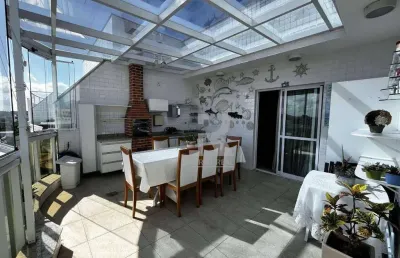 Cobertura com 3 dormitórios à venda, 150 m² por r$ 1.420.000,00 - vila nova - cabo frio/rj