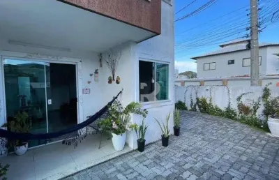Apartamento garden com 2 dormitórios à venda, 140 m² por r$ 450.000,00 - novo portinho - cabo frio/rj
