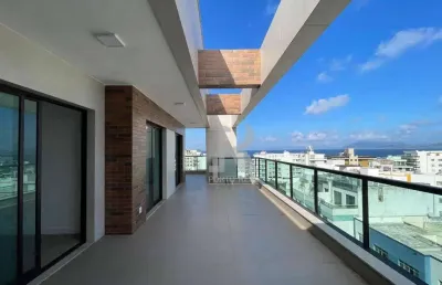 Cobertura com 3 dormitórios à venda, 238 m² por r$ 2.400.000,00 - algodoal - cabo frio/rj