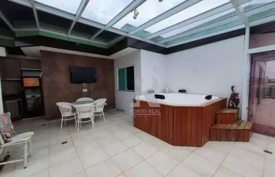 Cobertura com 4 dormitórios à venda, 254 m² por r$ 1.700.000,00 - vila nova - cabo frio/rj