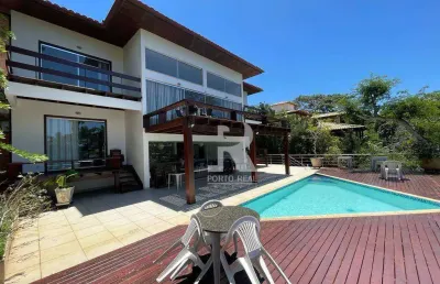 Casa com 6 dormitórios à venda, 576 m² por r$ 4.500.000,00 - ferradura - armação dos búzios/rj