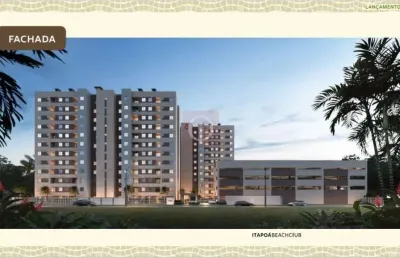 Lançamento| itapoá beach club - empreendimento contendo 02 torres de 12 pavimentos e 08 apartamentos por andar totalizando 192 unidades.