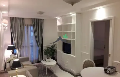 Apartamento com 1 quarto para alugar na avenida miruna, 320, indianópolis, são paulo, 35 m2 por r$ 3.490